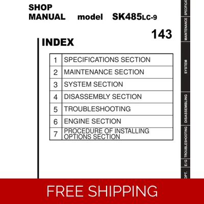KOBELCO SK485LC-9 EXCAVATOR WORKSHOP REPAIR MANUAL KOBELCO SK485LC-9 EXCAVATOR WORKSHOP REPAIR MANUAL
